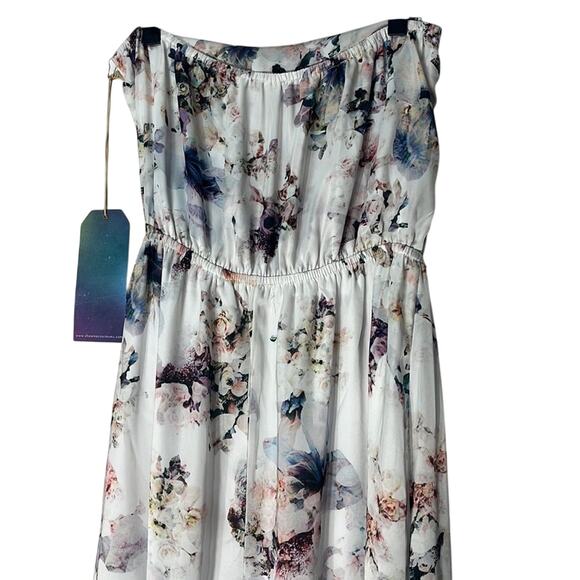 NWT Show Me Your Mumu Bouquet Beauty White Floral Heather Halter Dress Small - Picture 11 of 13